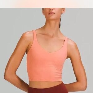 Lululemon Coral Activewear Top